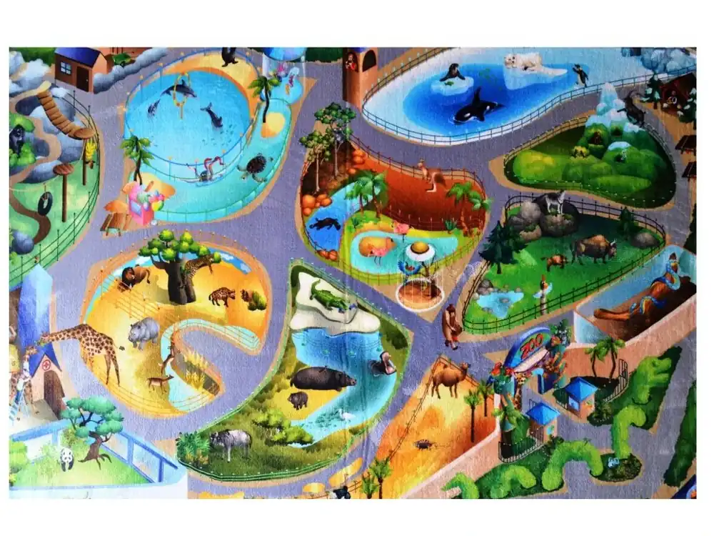 Dětský koberec Ultra Soft ZOO Odeslání Ihned