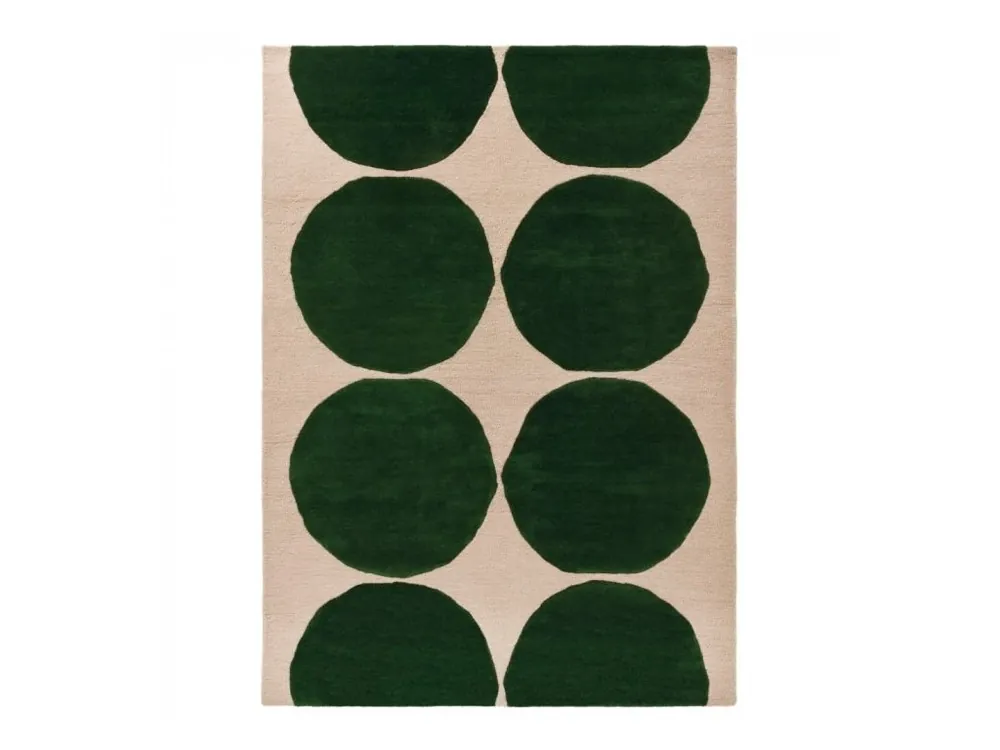 Vrácení Zdarma Designový vlněný koberec Marimekko Isot Kivet zelený 132507 Brink & Campman