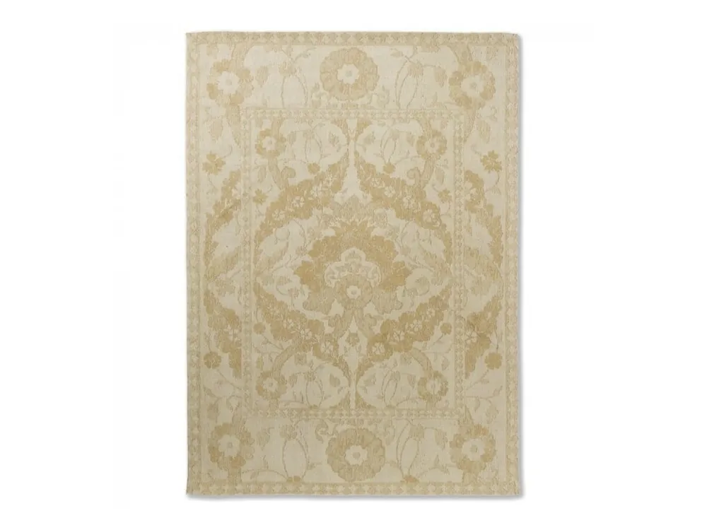 Dokud Zásoby Vydrží Ručně tkaný žákárový koberec Laura Ashley Newborough pale gold 81606 Brink & Campman