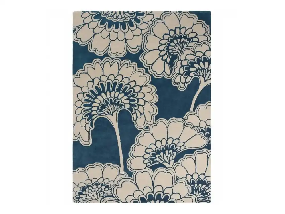 Expresní Doručení Vlněný kusový koberec Japanese Floral Oyster 39701 Brink & Campman