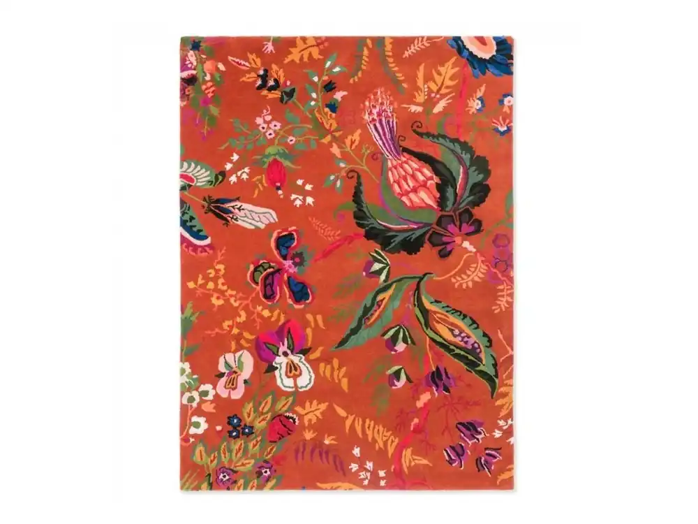 Dokud Zásoby Vydrží Vlněný kusový koberec Harlequin Wonderland Floral amber/lapis 144713 Brink & Campman