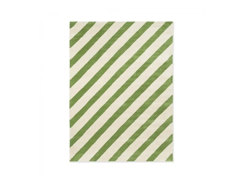 Pruhovaný vlněný koberec Harlequin Paper Straw peridot 144317 Brink & Campman Nejlepší Cena
