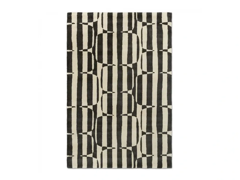 Moderní vlněný kusový koberec Scion Lohko Stripe charcoal 123105 Brink & Campman Nízká Cena