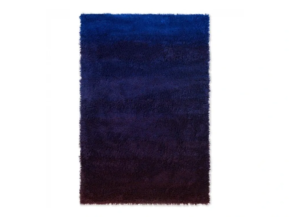 Jen Po Omezenou Doba Vlněný kusový koberec B&C Shade High Blue Aubergine 011918 Brink & Campman