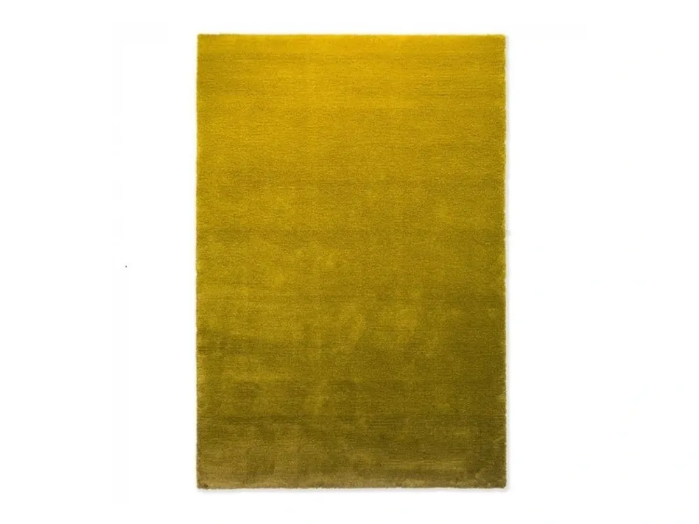 Výprodej Jednobarevný vlněný koberec B&C Shade Low lemon gold 010106 Brink & Campman