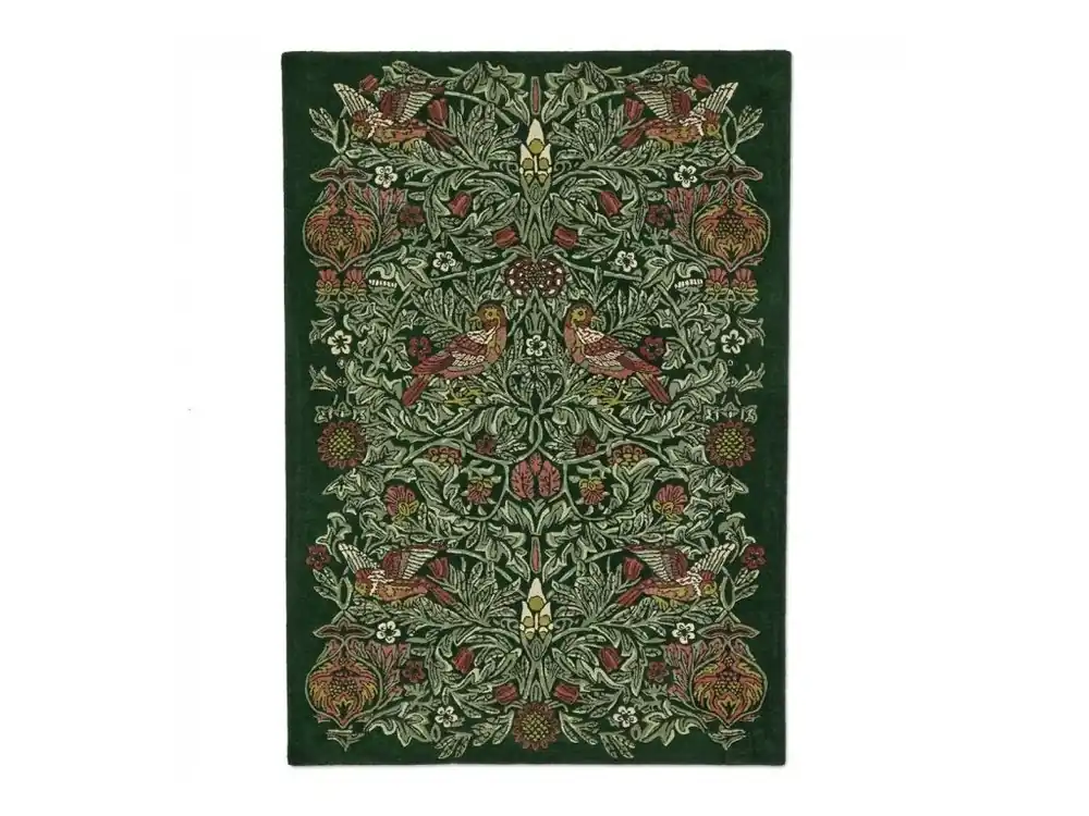 Luxusní květinový koberec Morris & Co Bird tump green 128307 Brink & Campman Dokud Zásoby Vydrží