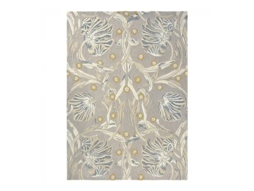 Aktuální Luxusní květinový koberec Morris & Co Pure Pimpernel linen 028701 Brink & Campman