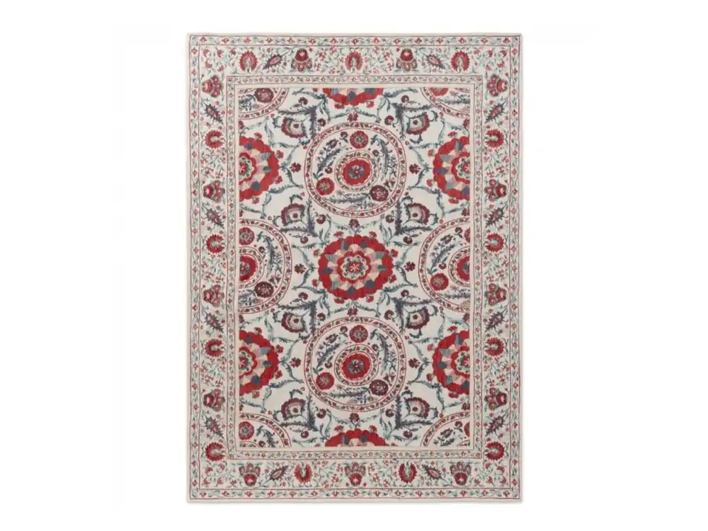 Sezónní Sleva Moderní koberec Sanderson Anthos red indigo 148200 Brink & Campman