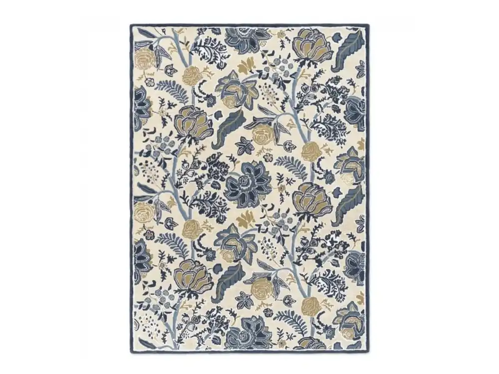 Moderní vlněný koberec Sanderson Shalimar china blue 148508 Brink & Campman Sezónní Sleva