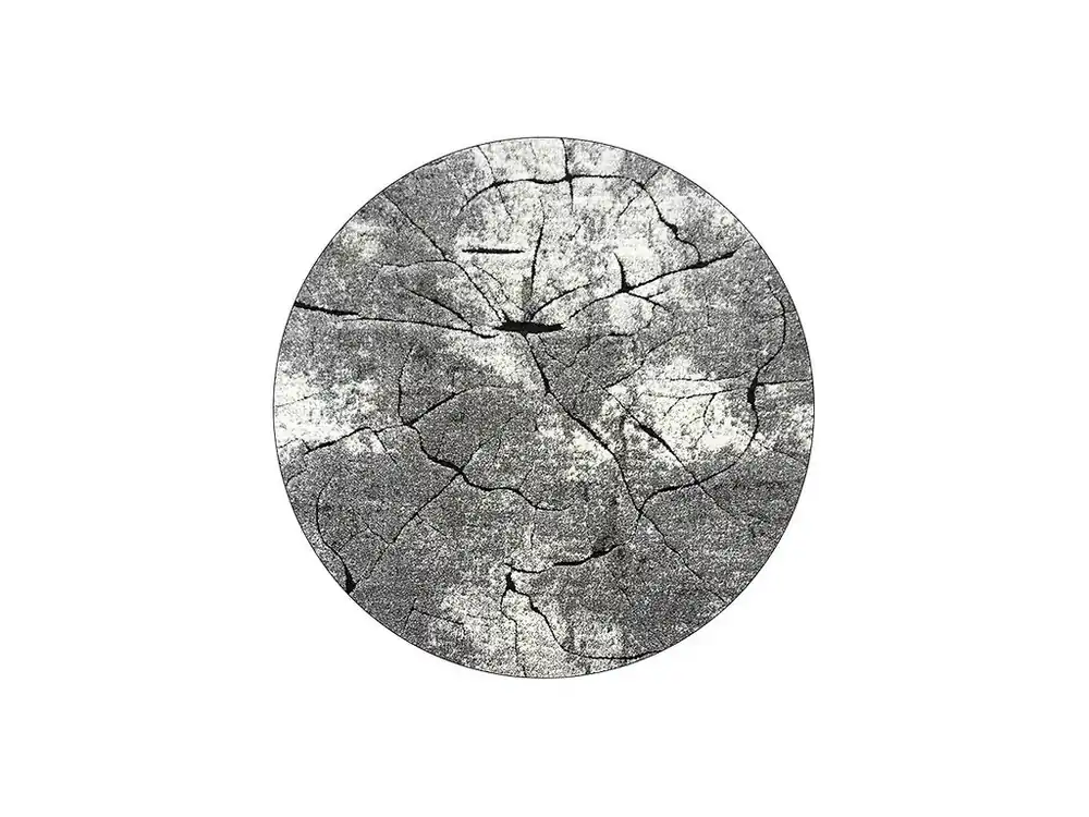 Levný Kusový koberec Miami 0129 grey kruh